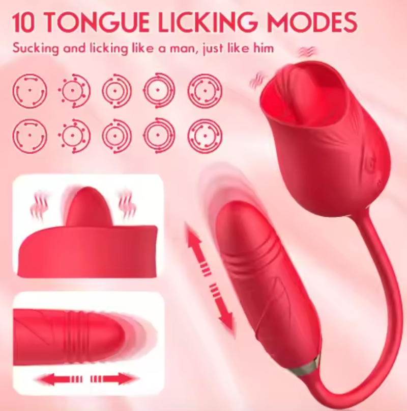 rose flower vibrator